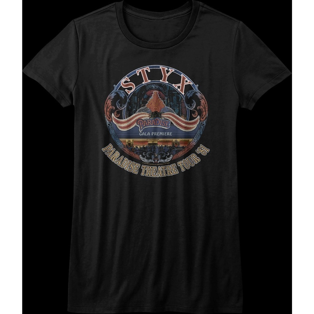 Styx Paradise Theatre Tour Rock Band Fan Graphic Unisex T-Shirt